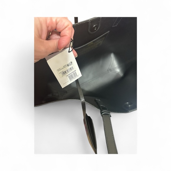 NWT Kurt Geiger Chelsea  Black Leather Tote Bag - Picture 5 of 5